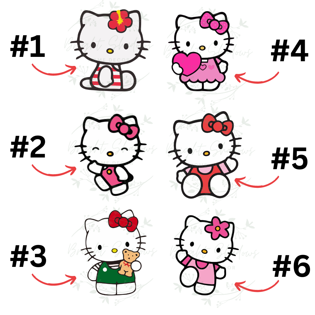 Mini Chocolate Stickers - Kitty