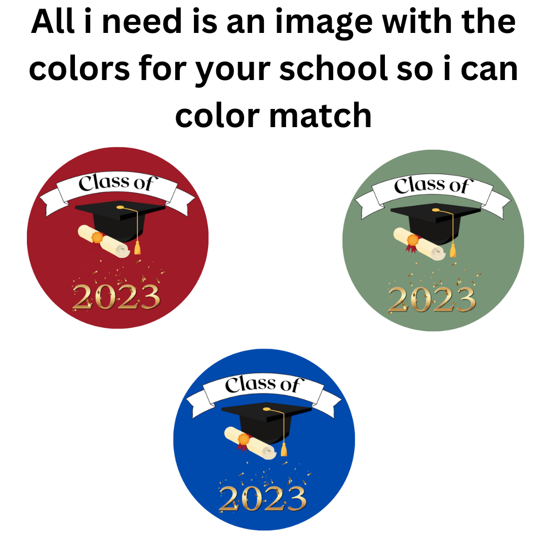 Mini Chocolate Stickers - Graduation