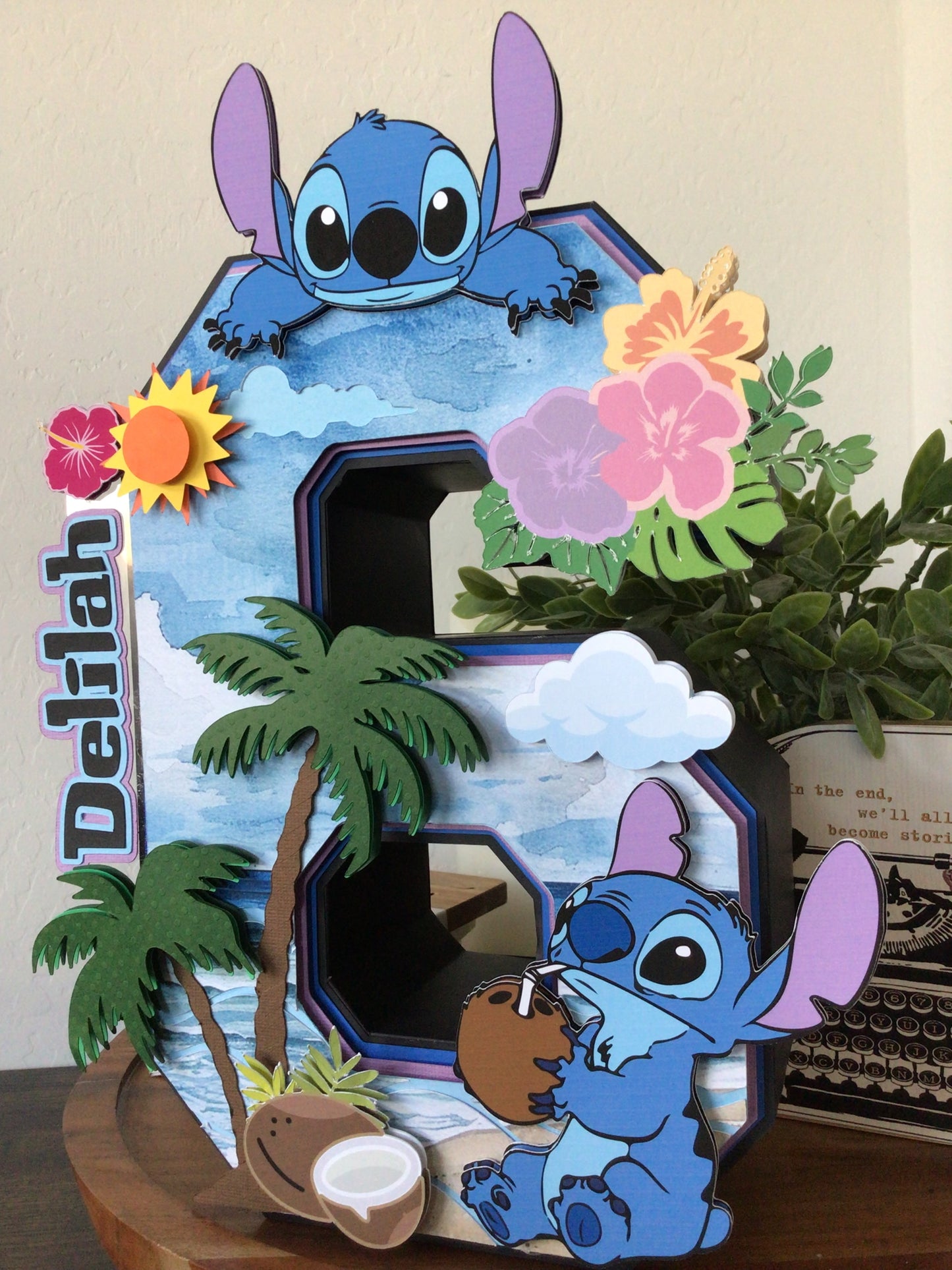 Stitch- 3D Number/ Letter