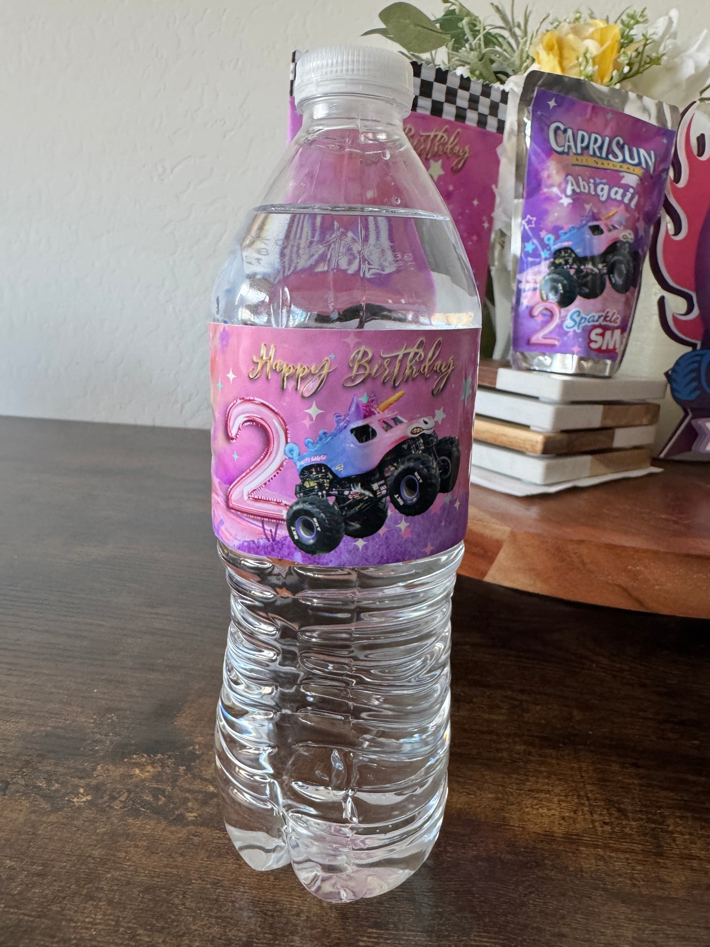 Sparkle Smash - water bottle label