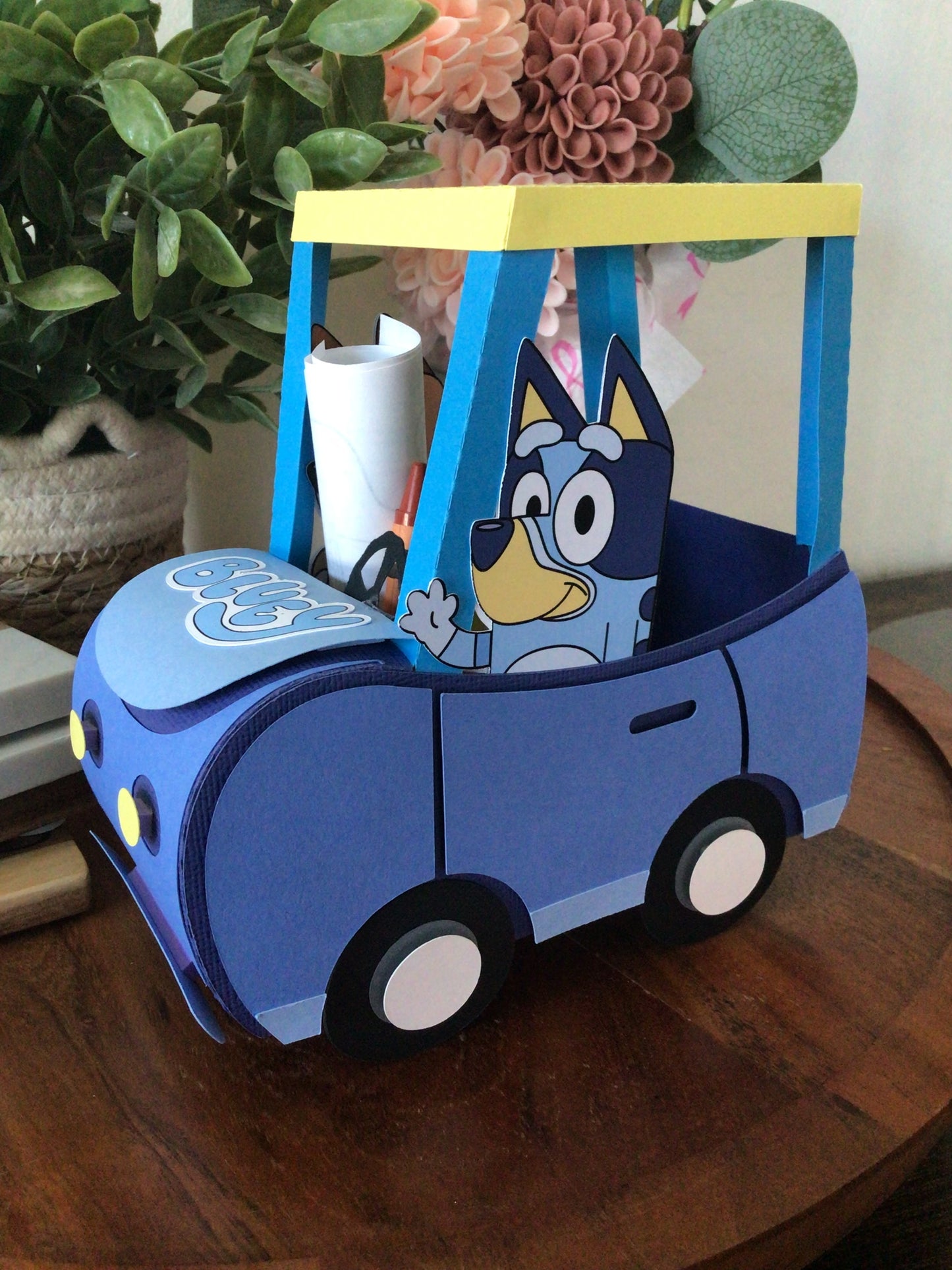 Bluey Car-Shaped Activity box
