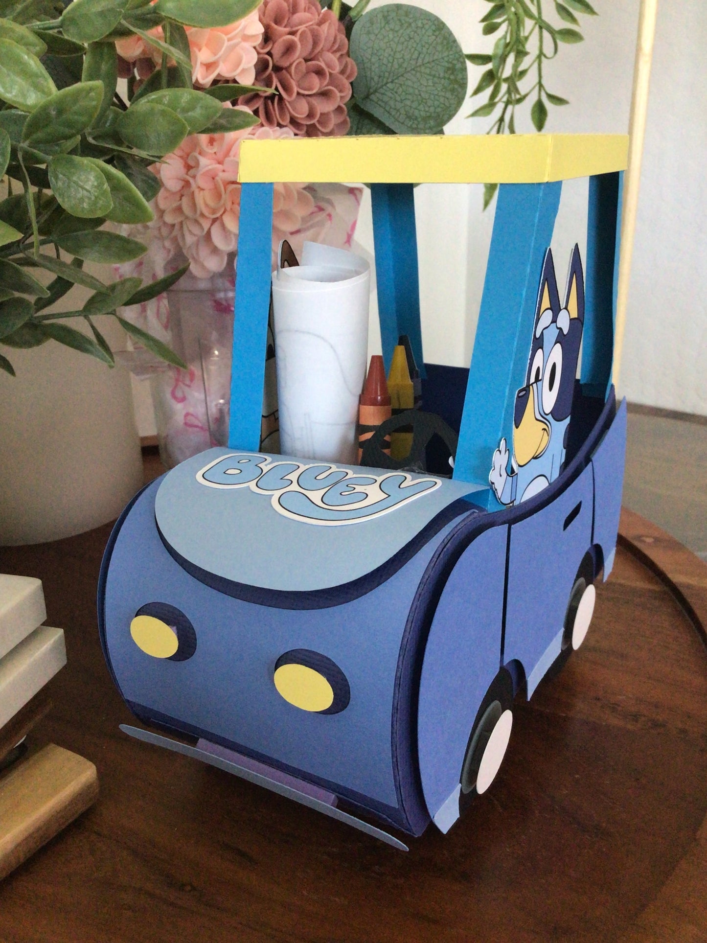 Bluey Car-Shaped Activity box