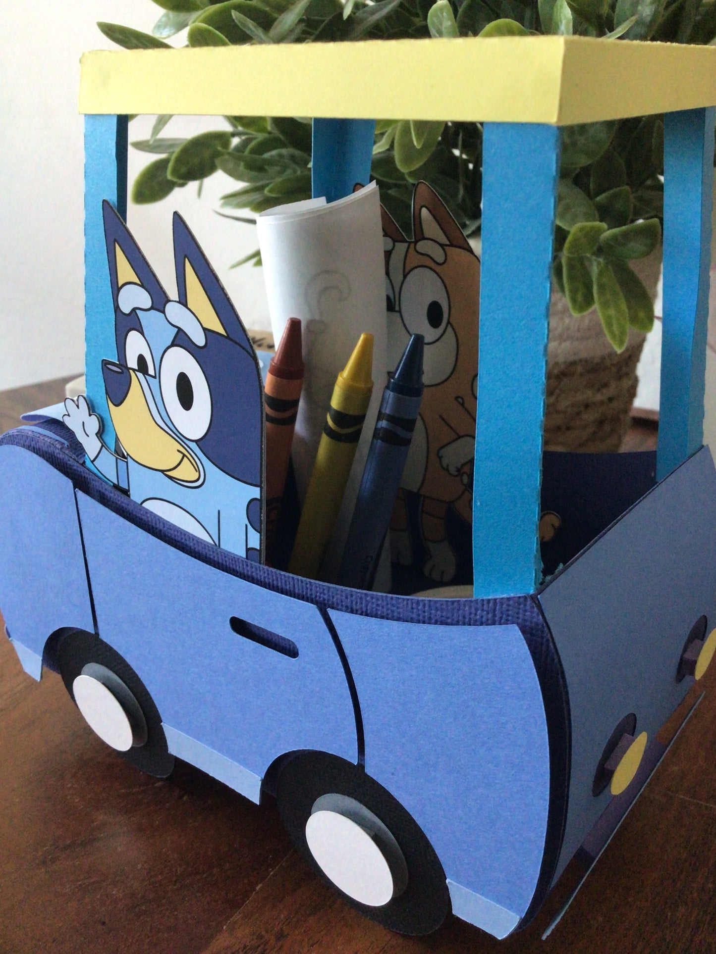 Bluey Car-Shaped Activity box