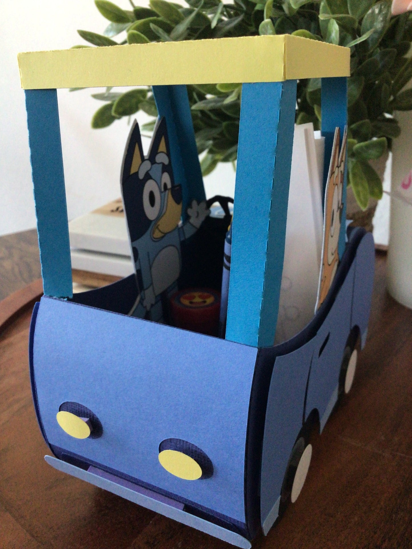 Bluey Car-Shaped Activity box