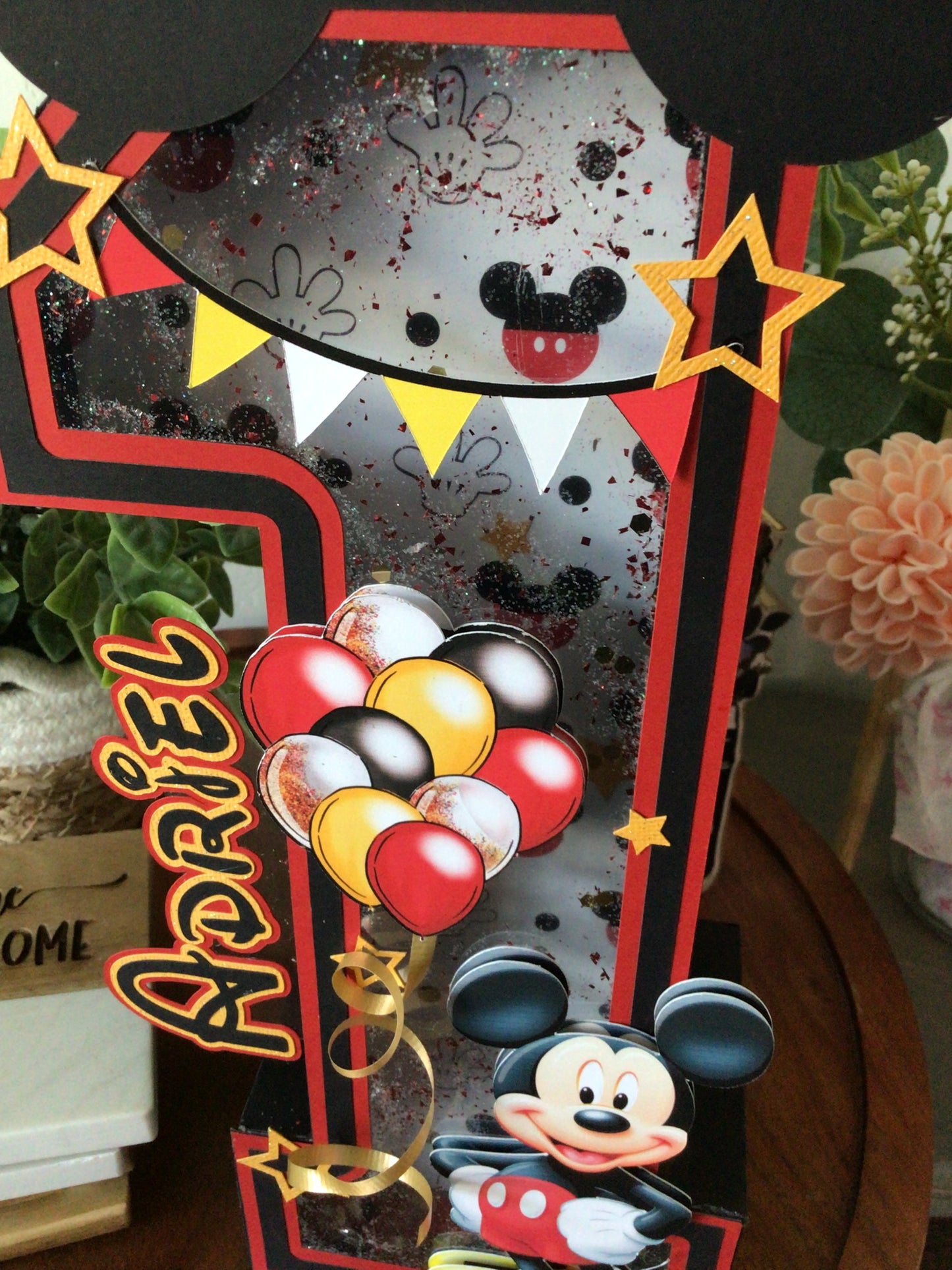 Mickey - 3D Number/ Letter