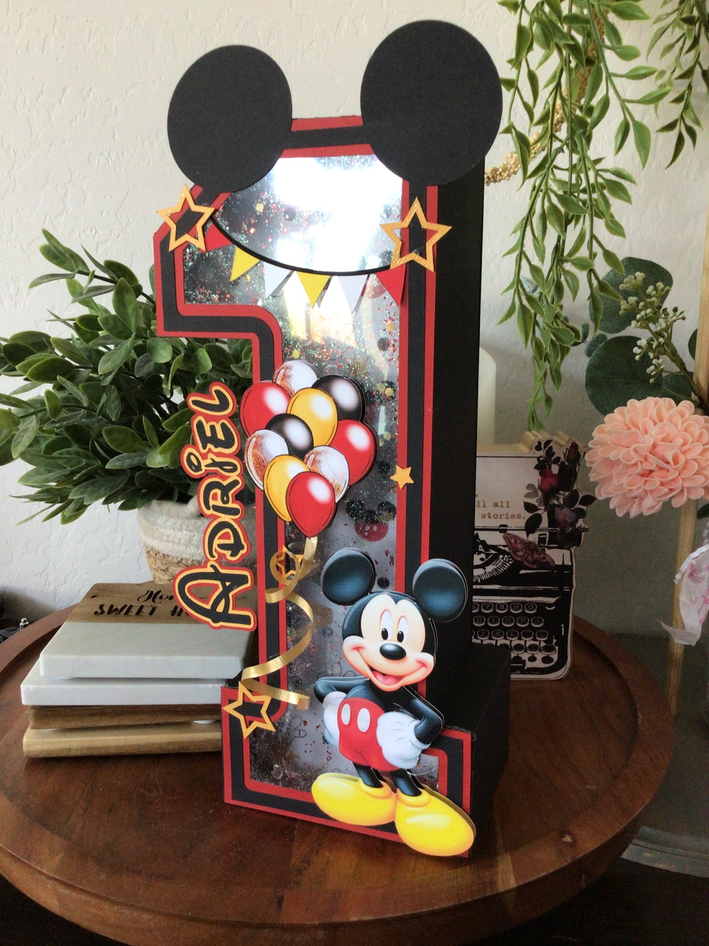 Mickey - 3D Number/ Letter