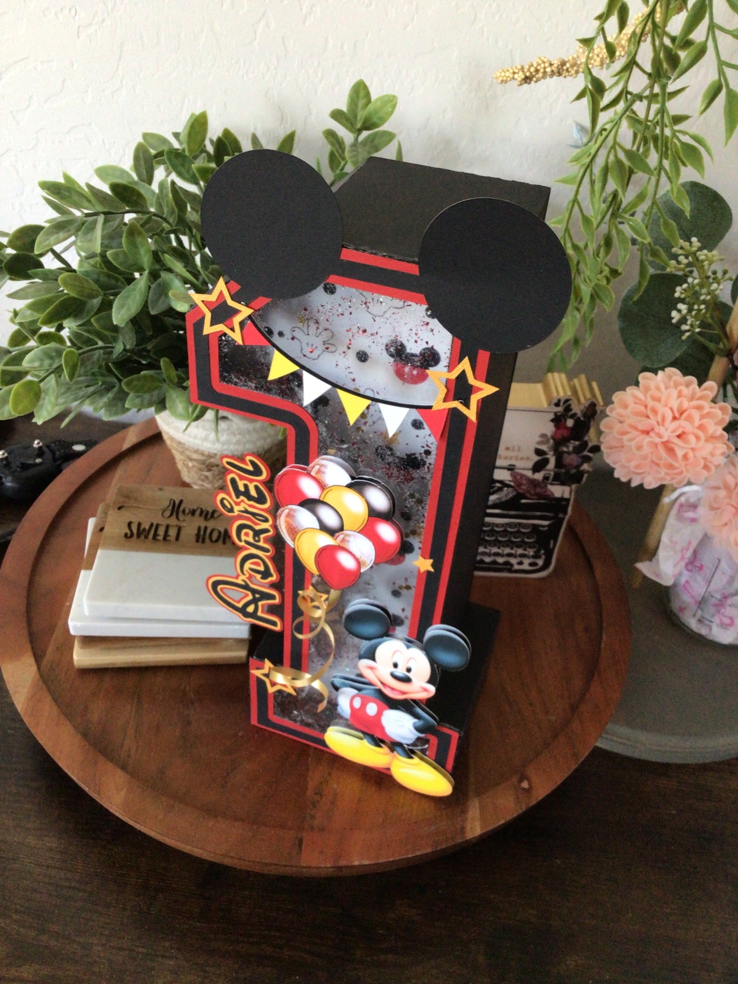 Mickey - 3D Number/ Letter