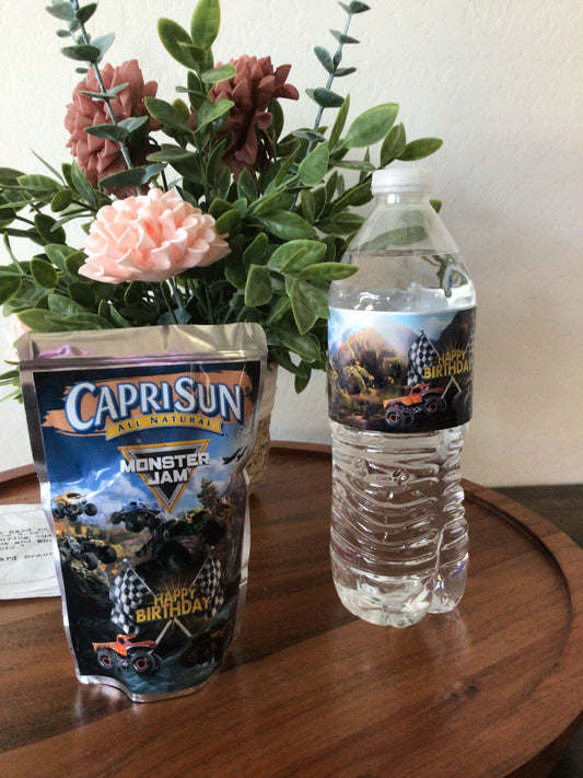 Pegatinas para bolsas de jugo - gatito