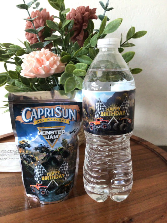 Monster Jam - Water Bottle stickers