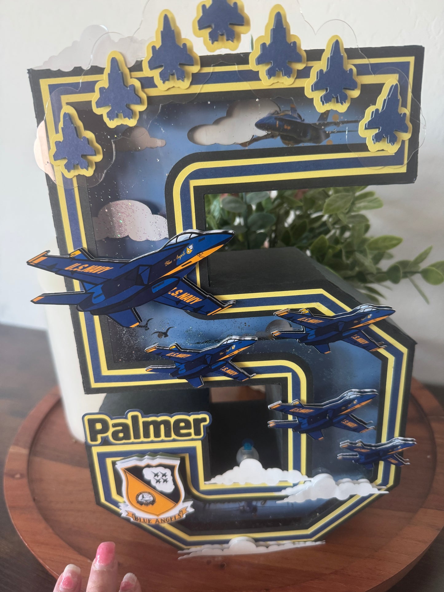 Blue Angels Monster Jam - 3D Number/ Letter