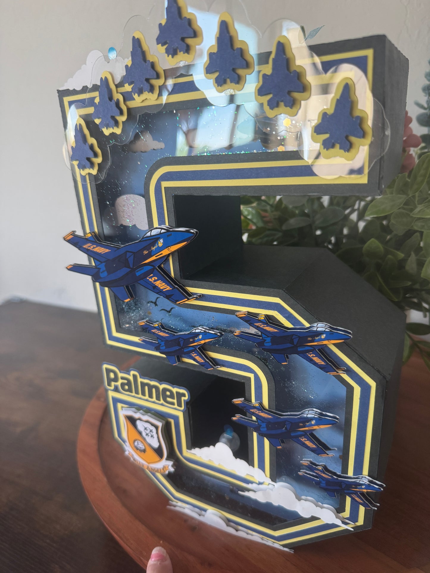 Blue Angels Monster Jam - 3D Number/ Letter