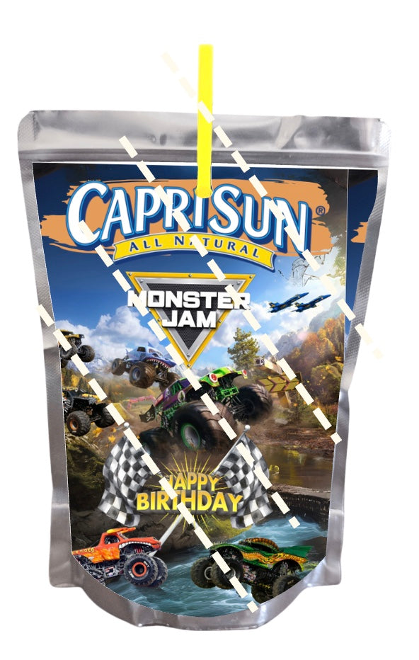 Monster Jam - Caprisun labels