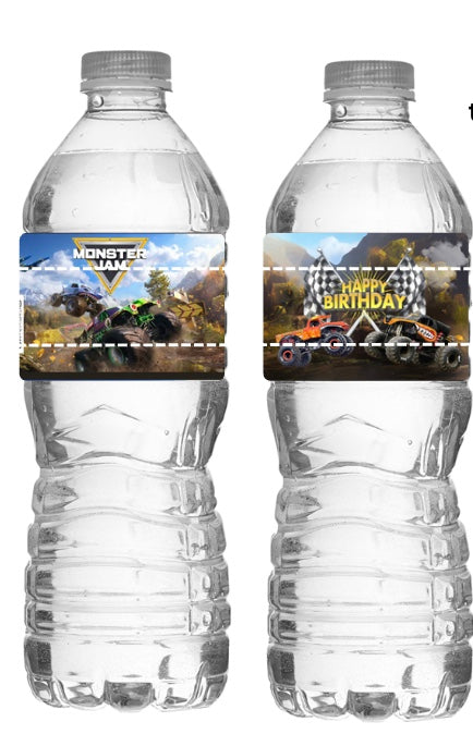 Monster Jam - Water Bottle stickers