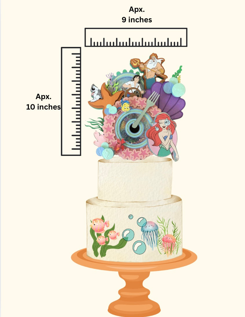Little Mermaid - Cake topper