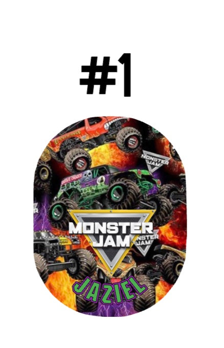 Monster Jam Pringles Lid sticker