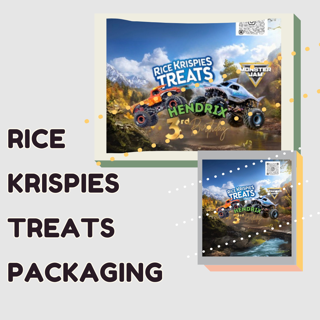 Monster Jam - Rice Krispies packaging