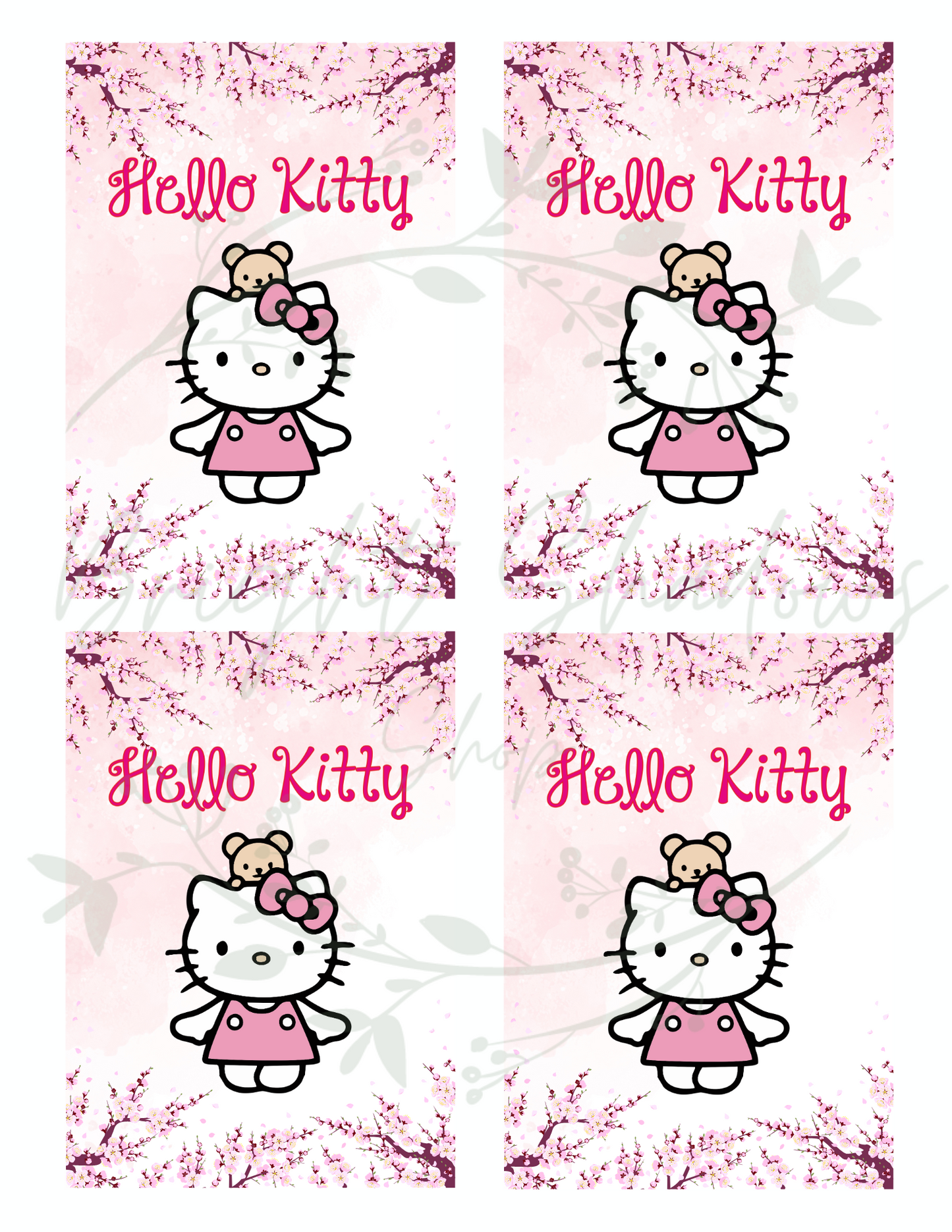 Juice Pouch Stickers - kitty
