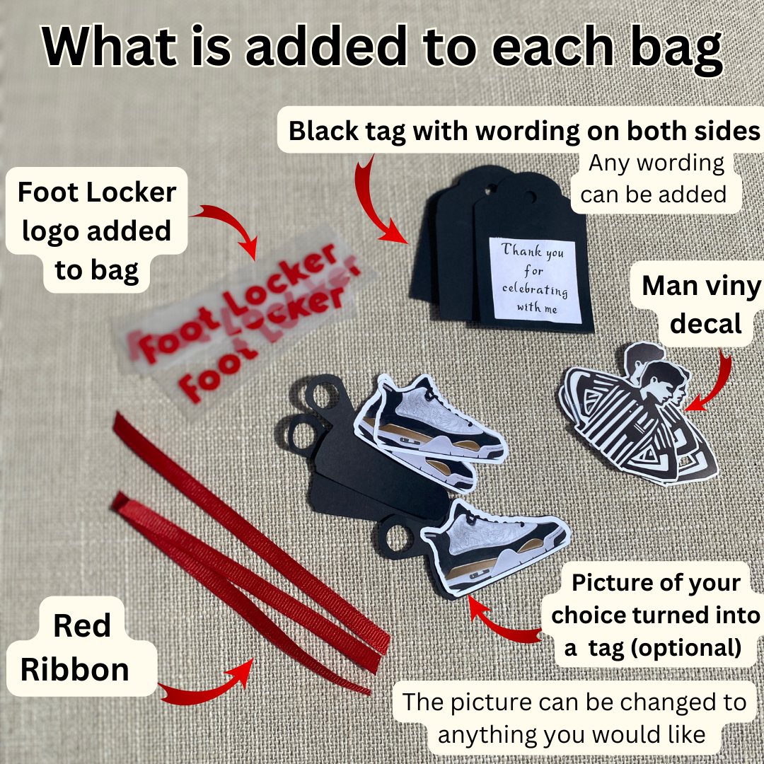 Sneaker Goody Bags - Set of 6
