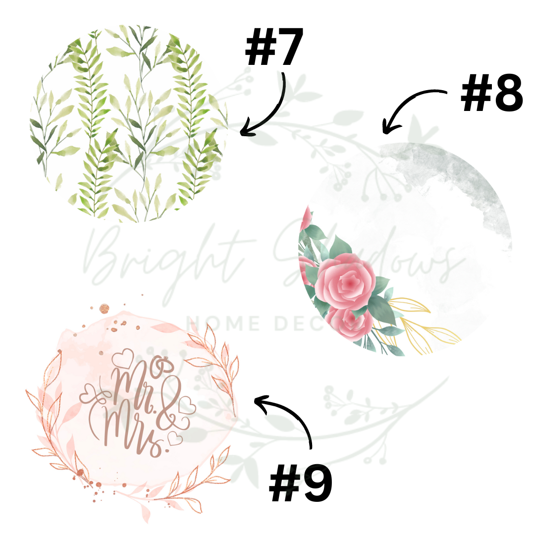 Mini Chocolate Stickers - Wedding/ Bridal Shower