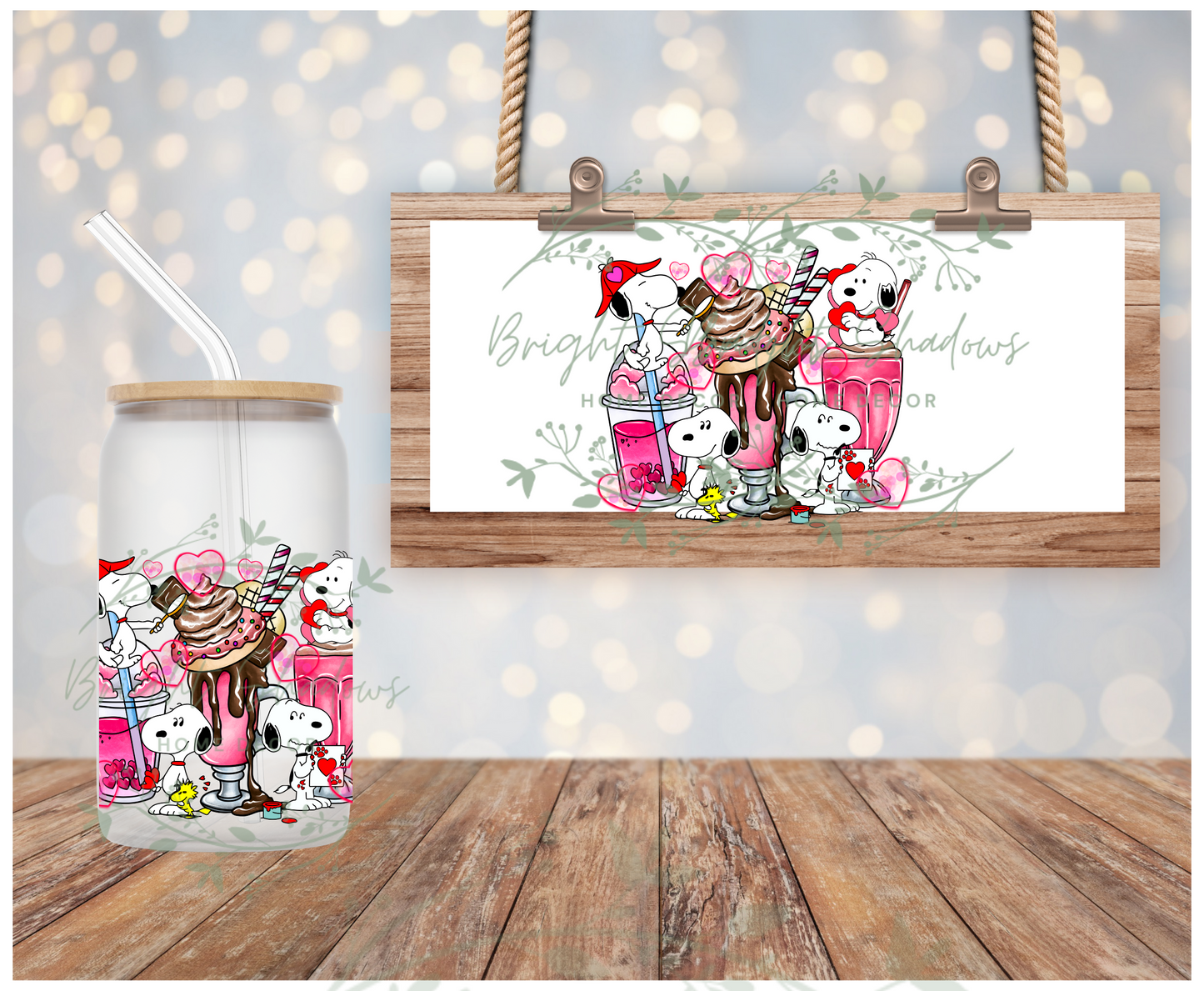 Snoopy valentines - Libby Cup