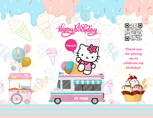 Ice Cream Hello Kitty - Chip Bags