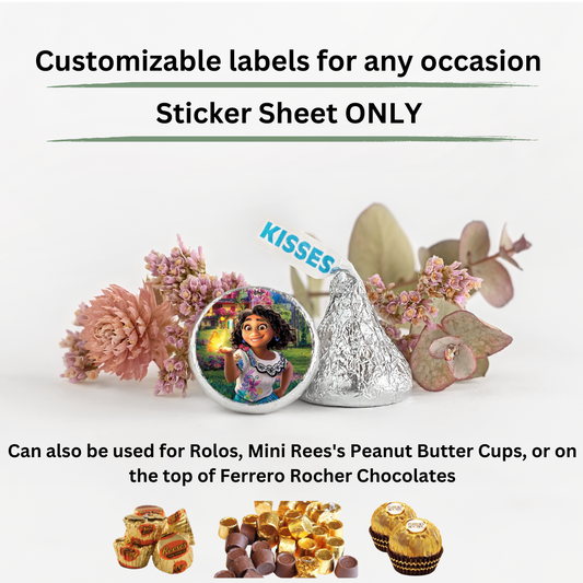 Mini Chocolate Stickers - Encanto