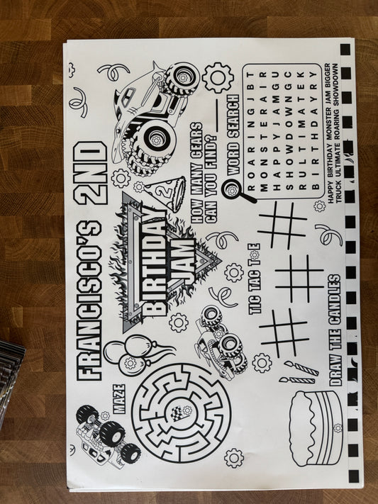 Monster Jam - Placemat