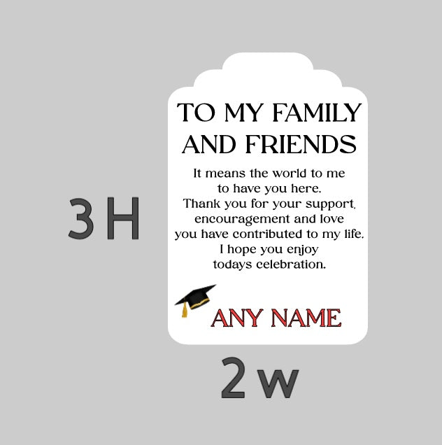 Gift Tag - Graduation