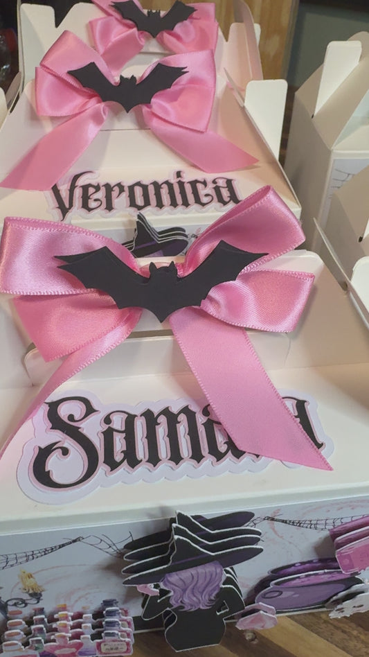 Spooky in Pink Witch- Gable box