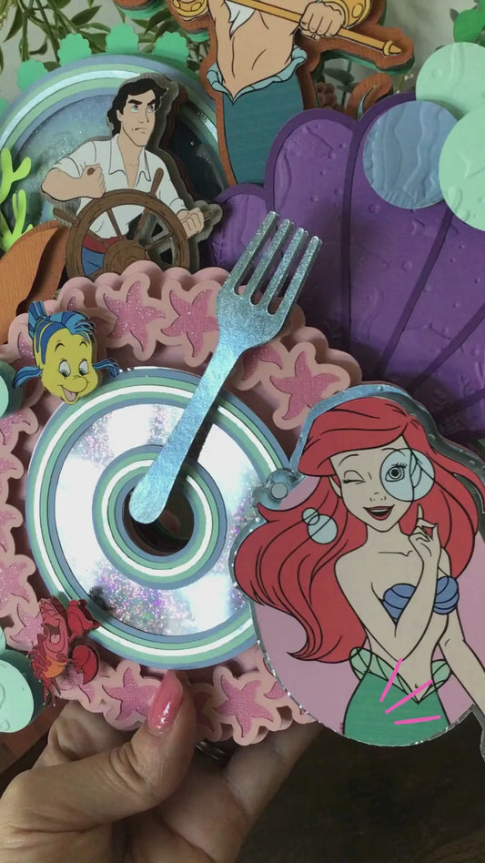 Little Mermaid - Cake topper