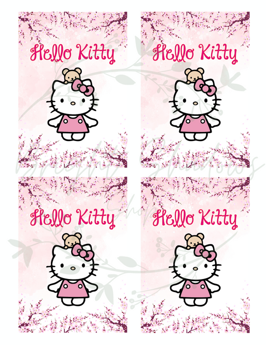 Juice Pouch Stickers - kitty